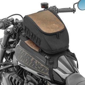 Halebag + tankbag med feste som passer til Hyosung Cruise I / II Craftride Vintage X50