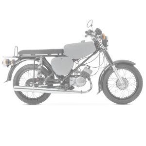 Tank / Benzintank passend für Simson S51 / S50 / S70 mit Seitendeckel Craftride silber DPLS3