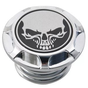 Tanklokk som passer for Triumph Bonneville T100 / T120 tanklokk Craftride TS11 Skull chrome