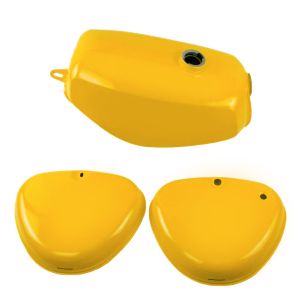 Tank / Benzintank passend für Simson S51 / S50 / S70 mit Seitendeckel Craftride gelb DPLKA1