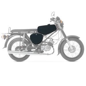 Tank / Benzintank passend für Simson S51 / S50 / S70 mit Seitendeckel Craftride schwarz matt DPLS3