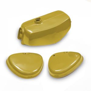 Tank / Benzintank passend für Simson S51 / S50 / S70 mit Seitendeckel Craftride gold