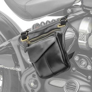 Sideveske som passer til Royal Enfield Meteor 350 Craftride SR1 skinn svart