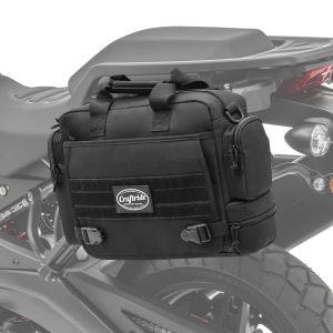 Sideveske som passer til Honda Varadero XL 1000 V salveske Craftride Dark Gear 15L svart