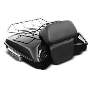Topcase Razor 14 für Harley Breakout/ 114, Cross Bones mit Gepäck-Grill schwarz Craftride_1