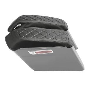 Deksel for sidekasselokk som passer til Harley Davidson Touring modeller 14-24 Deksel Craftride svart