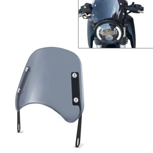 Frontrute egnet for Royal Enfield Interceptor 650 Craftride FB3 frontrute røykgrå