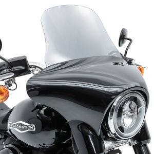 Frontrute egnet for Harley Davidson Sport Glide 18-24 Craftride L frontrute røykgrå DPLU6