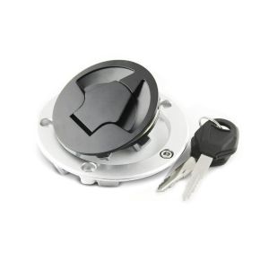 Motorsykkel tanklokk + nøkkel passer for Kawasaki ER-6n 05-16 tanklokk Tourtecs