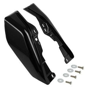 Mellomramme vindavviser egnet for Harley Davidson Touring 09-24 varmebeskyttelse Craftride WA3 svart