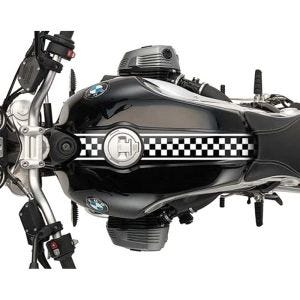 Motorsykkelracer-klistremerke Craftride egnet for Kawasaki W 650 / W 800 / Standard Cafe Racer-klistremerke hvit