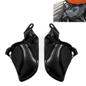 Vindavviser egnet for Harley Davidson Softail 18-24 varmebeskyttelse Craftride WA3 svart