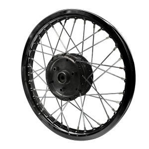 Eiker felg aluminium 1,6x16 egnet for Simson S51 S50 S70 Schwalbe KR51 aluminiumsfelg Craftride AF13 svart