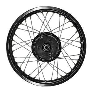 Eiker hjulfelg aluminium 1,6x16 passer til Simson S51 S50 S70 Schwalbe KR51 aluminiumsfelg Craftride AF13 svart DPL3