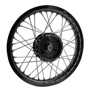 Felg 1,85x16 brede eiker hjul aluminium egnet for Simson S51 S50 S70 Schwalbe KR51 aluminiumsfelg Craftride AF21 svart