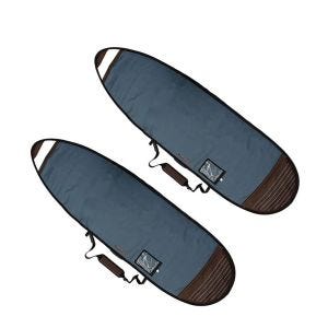 Sett med 2x reiseveske for surfebrett SR1 Cranit surfebrettveske som passer for 8" brett blå