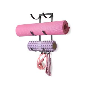 Fitnesswandregal für Yogamatten FW14 Mattenaufbewahrung Fitnessregal
