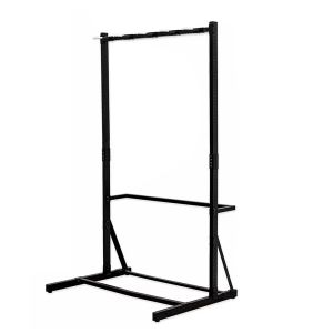 Frittstående sykkelstativ for 5 sykler stål 117 x 91,5 x 205,5 cm RI98 sort DPL1