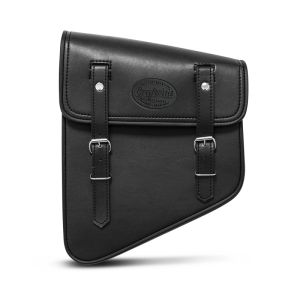 Salveske egnet for Chopper / Custombike Slim Utah Craftride 11Ltr venstre i svart CB31722