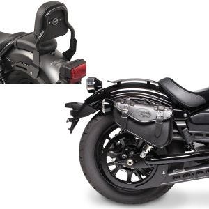 Set Satteltasche + Sissy Bar XS3 für Honda Rebel 500 17-21 Craftride rechts_1