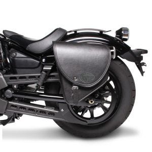 Salveske egnet for Suzuki Intruder VL 1500 LC Craftride Indiana 10L venstre i svart