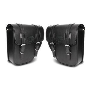 Et par salvesker egnet for Yamaha XV 1100/ 125 Virago, XV 950/ R/ Racer Craftride Texas 2x 10L svart