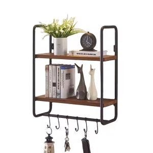 Wandregal Divit WD6 Hängeregal Metallregal schwarz