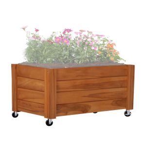 Plantekrukke på hjul Divit FC58 plantekasse høybed ved 78 x 52 x 40,5 cm