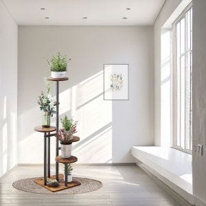 Blumenregal mehrstöckig BR10 Pflanzständer Holz DPL2