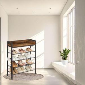 Schuhregal SR26 Schuhaufbewahrung Flur Organizer Industrial Design DPL2