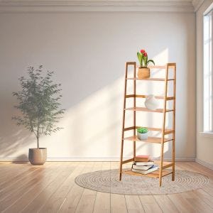 Bücherregal BR26 Standregal 120cm Wohnzimmerregal holz DPL2