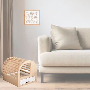 Katzenklo KS31 Katzentoilette Katzenstreu-Behälter modern holz DPL1