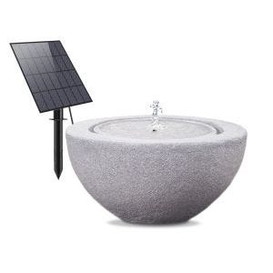 Solfontene hage kunstharpiks steinskål Ø 26 cm Divit RI58 grå