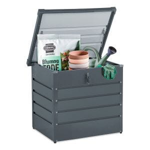Outdoor Metall Aufbewahrungsbox AB2 Gartentruhe verschließbar 200 Liter DPL2