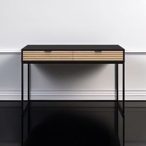 Konsolentisch Divit KT7 Beistelltisch schwarz 112cm x 8cm x 45cm DPL1