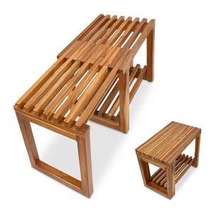 Hocker ausziehbar Divit HT3 Sitzbank Länge 43cm - 75cm DPL1