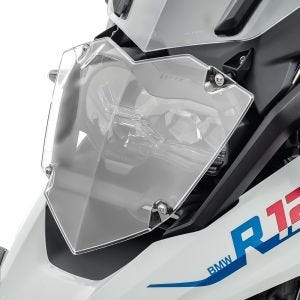Frontlyktbeskyttelse egnet for BMW R 1250 GS / Adventure 19-24 beskyttelsesglassdeksel Lumitecs SS14