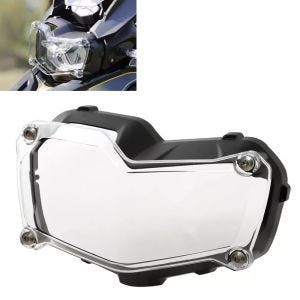 Frontlyktbeskyttelse egnet for BMW F 850 GS 18-23 Lumitecs beskyttelsesglassdeksel for frontlykten
