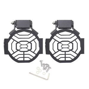 Deksel ekstra frontlykt egnet for BMW R 1250 GS / Adventure 19-24 frontlys beskyttelse Lumitecs QL12 svart