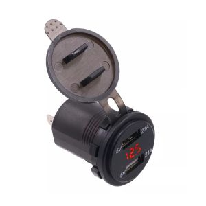 12V USB-kontakt egnet for Yamaha R7 / Tenere 700 Lumitecs US11