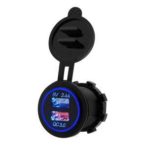 12V motorsykkel USB-uttak Lumitecs US15