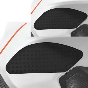 2x side tank pad Zaddox Grip Pad M kne pad svart sparesett