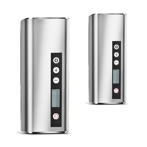 2x mini kompressor trådløs Tourtecs MK3 elektrisk luftpumpe 4000 mAh / 6,9 bar batteri luftpumpe økonomisett
