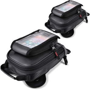 2x motorsykkel tank bag Bagtecs PP11 tank bag magnet økonomi sett