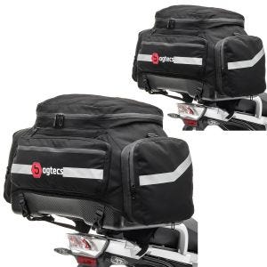 2x motorsykkel hale bag Bagtecs K55 pillion sete bag 55L vanntett sparesett
