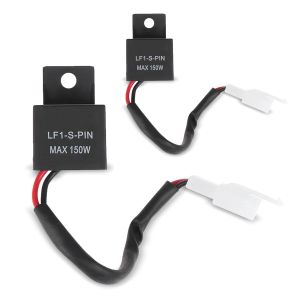 2x 12V motorsykkel blinklys relé 2 PIN Lumitecs indikator sender LED last uavhengig sparesett