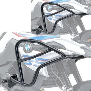 2x fairing beskyttelsesstang XL egnet for BMW F 750 GS / BMW F 850 GS 18-23 Tank crash bar på topp økonomi sett