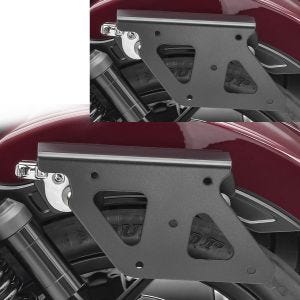 2x salveskeholder egnet for Honda Rebel 1100 CMX 21 - Avtakbart bagasjeholder Craftride QL venstre sparesett