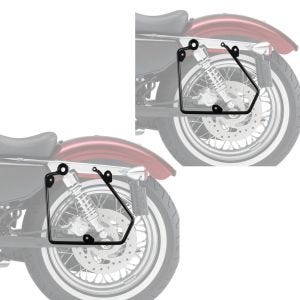 2x salveskeholder egnet for Harley Davidson Sportster 95-15 venstre spacer SHL Craftride økonomisett