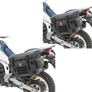 2x vanntett PVC motorsykkel sidevesker universal koffert Bagtecs BPW sparesett